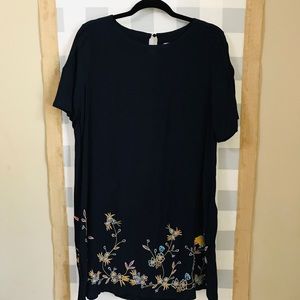 Navy Loft shift dress